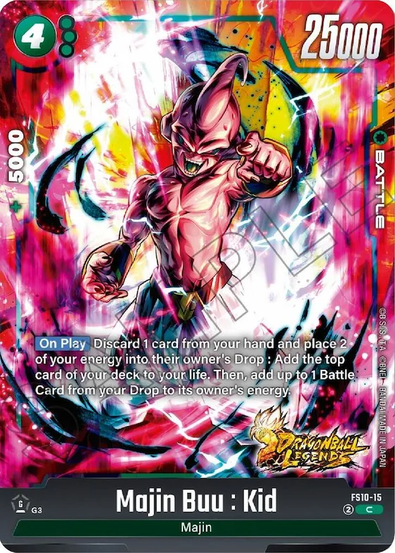 Majin Buu : Kid #fs10-15 – Starter Deck 10: Giblet