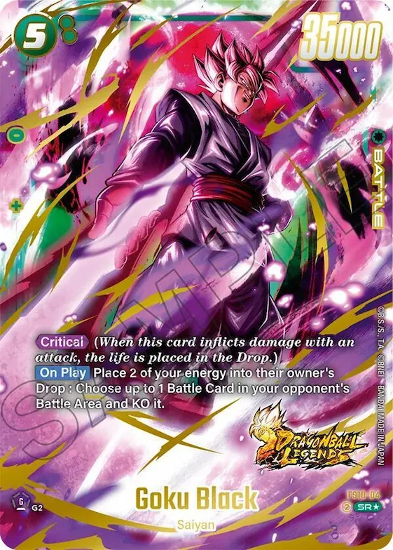 Goku Black (Bonus Pack Alternate Art) #fs10-04 – Starter Deck 10: Giblet