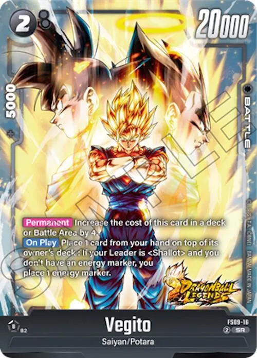 Vegito #fs9-16 – Starter Deck 9: Shallot
