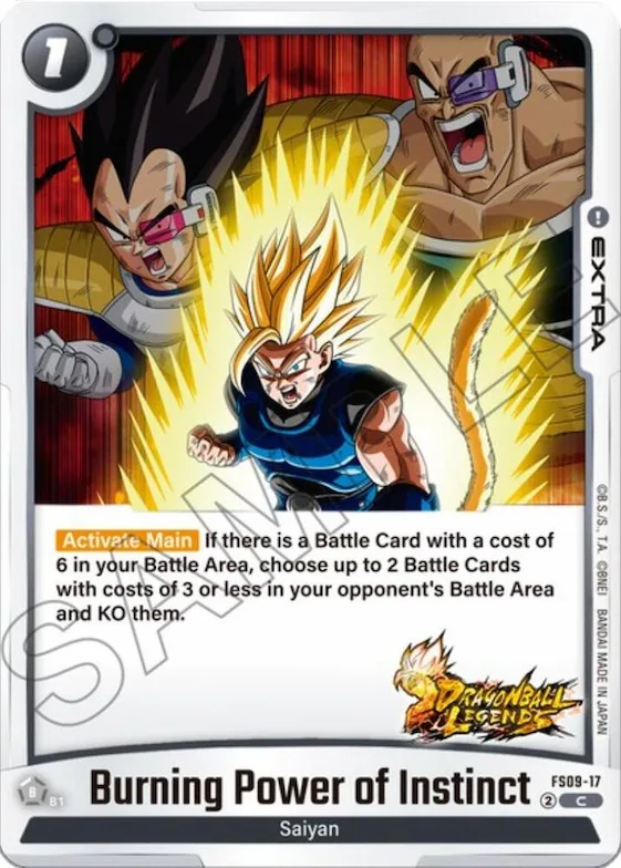 Burning Power of Instinct #fs9-17 – Starter Deck 9: Shallot