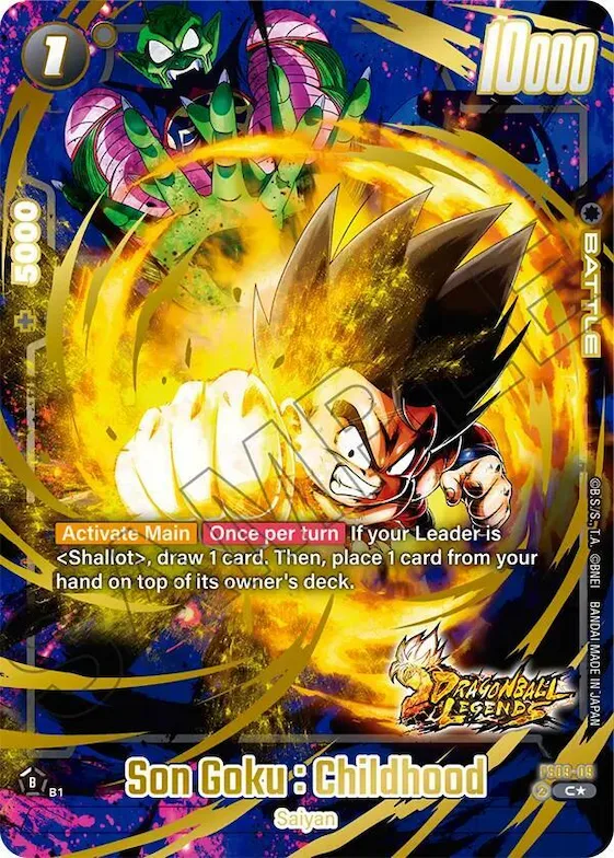 Son Goku : Childhood (Bonus Pack Alternate Art) #fs9-09 – Starter Deck 9: Shallot