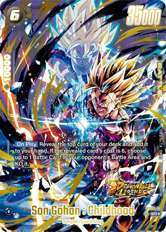 Son Gohan : Childhood (Bonus Pack Alternate Art) #fs9-10 – Starter Deck 9: Shallot