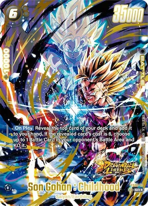 Son Gohan : Childhood (Bonus Pack Alternate Art) #fs9-10 – Starter Deck 9: Shallot