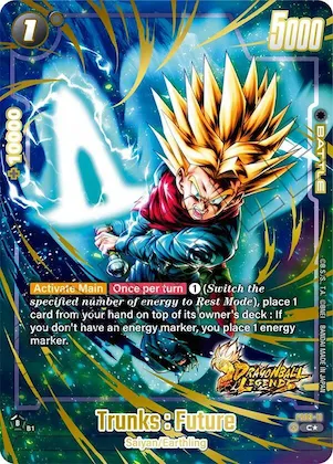 Trunks : Future (Bonus Pack Alternate Art) #fs9-11 – Starter Deck 9: Shallot