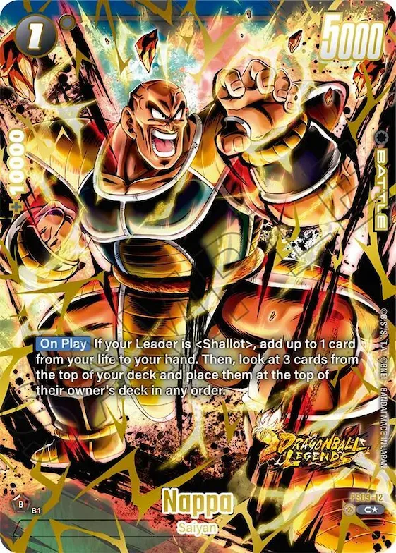 Nappa (Bonus Pack Alternate Art) #fs9-12 – Starter Deck 9: Shallot