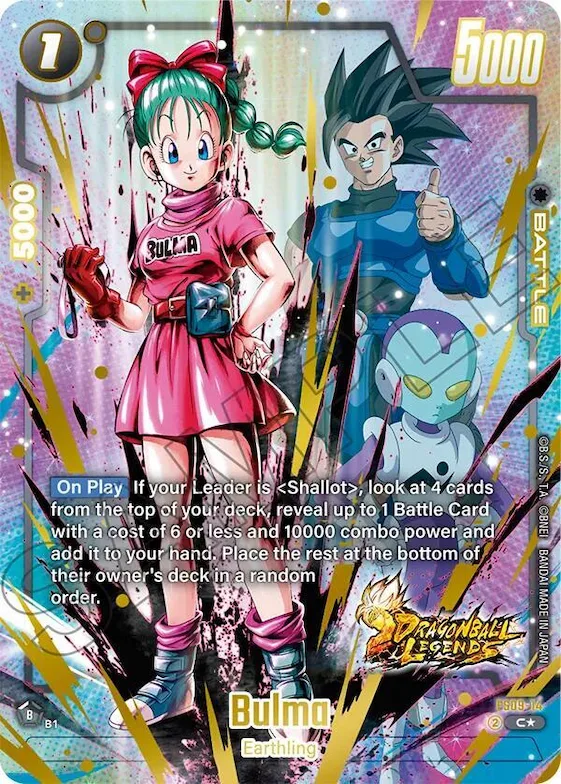 Bulma (Bonus Pack Alternate Art) #fs9-14 – Starter Deck 9: Shallot