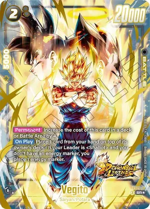 Vegito (Bonus Pack Alternate Art) #fs9-16 – Starter Deck 9: Shallot
