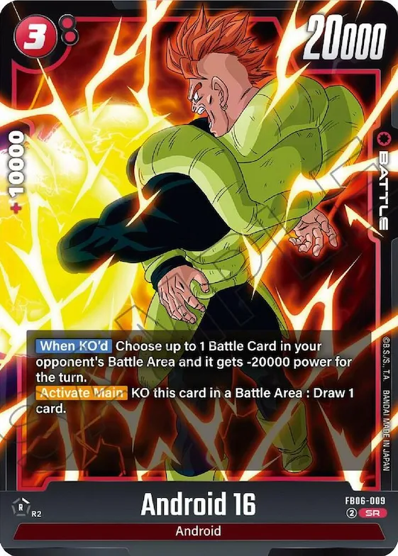 Android 16 - FB06-009 #fb6-009 – Rivals Clash