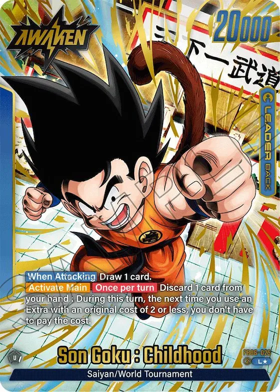 Son Goku : Childhood - FB06-025 (Alternate Art) #fb6-025 – Rivals Clash