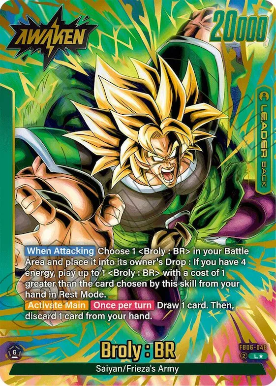 Broly : BR - FB06-048 (Alternate Art) #fb6-048 – Rivals Clash