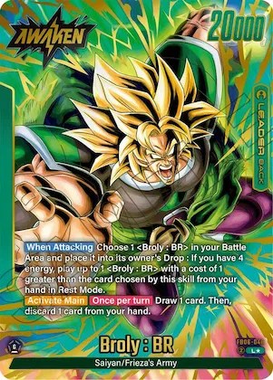 Broly : BR - FB06-048 (Alternate Art) #fb6-048 – Rivals Clash