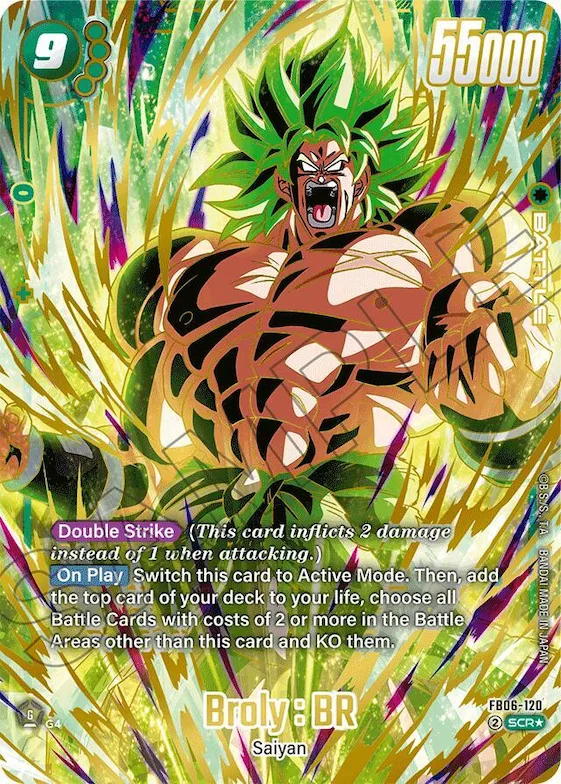 Broly : BR - FB06-120 (Alternate Art) #fb6-120 – Rivals Clash