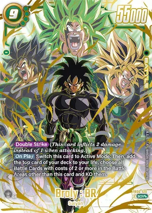 Broly : BR - FB06-120 (Super Alternate Art) #fb6-120 – Rivals Clash