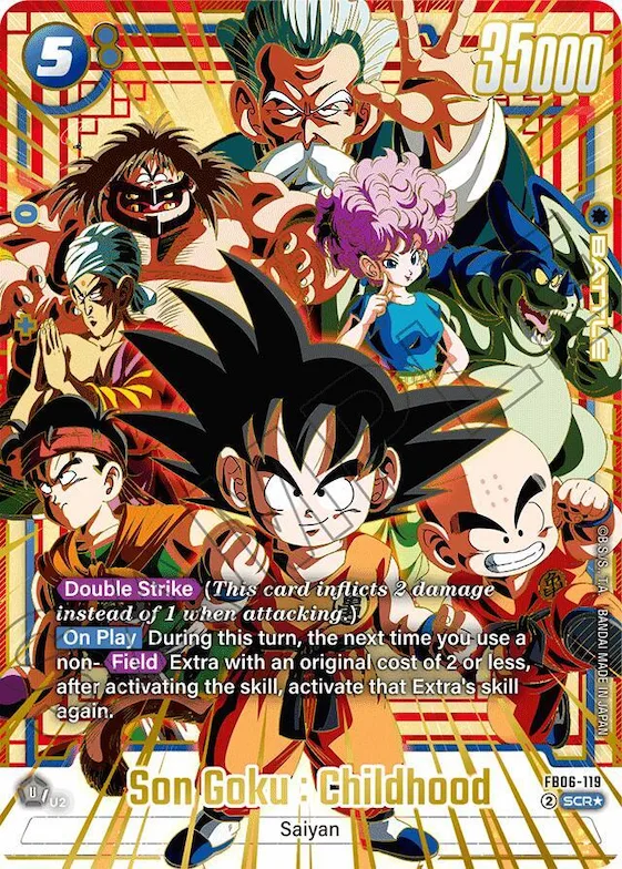 Son Goku : Childhood - FB06-119 (Super Alternate Art) #fb6-119 – Rivals Clash