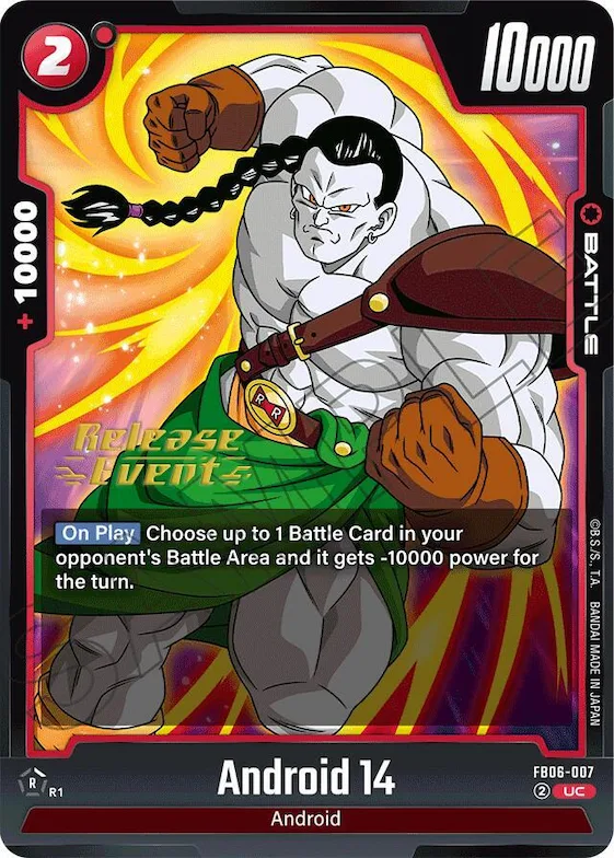 Android 14 #fb6-007 – Rivals Clash Release Event Cards