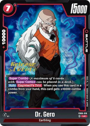 Dr. Gero #fb6-019 – Rivals Clash Release Event Cards