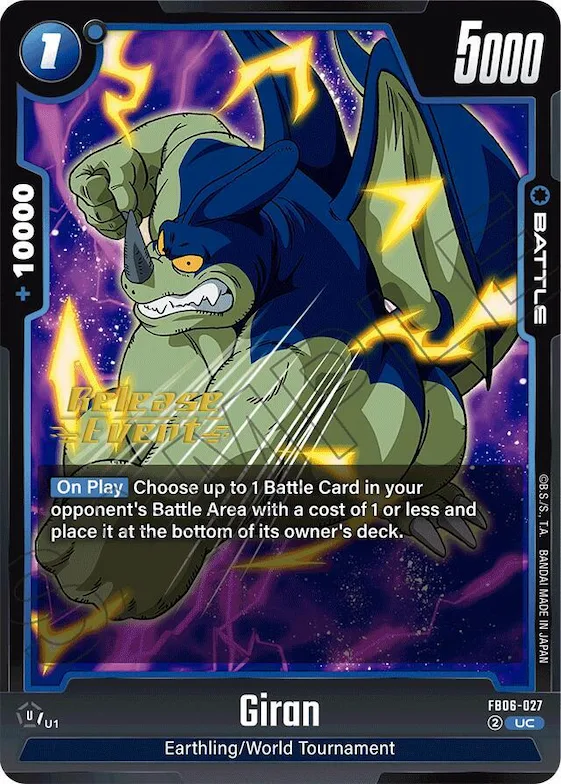 Giran #fb6-027 – Rivals Clash Release Event Cards