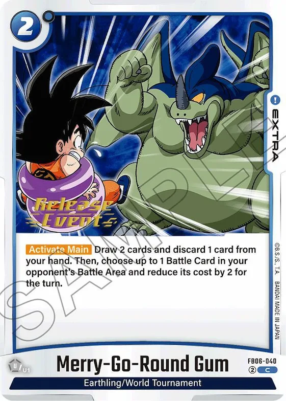 Merry-Go-Round Gum #fb6-040 – Rivals Clash Release Event Cards