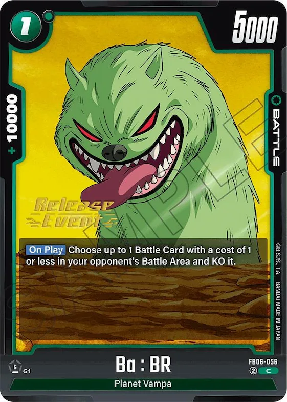 Ba : BR #fb6-056 – Rivals Clash Release Event Cards