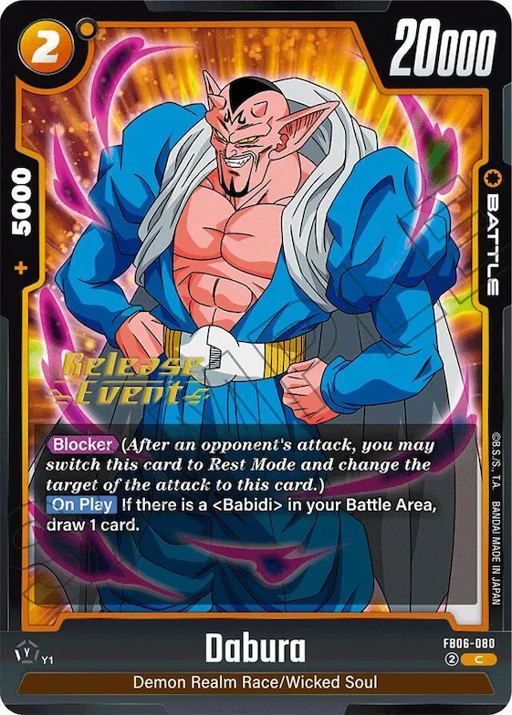Dabura #fb6-080 – Rivals Clash Release Event Cards