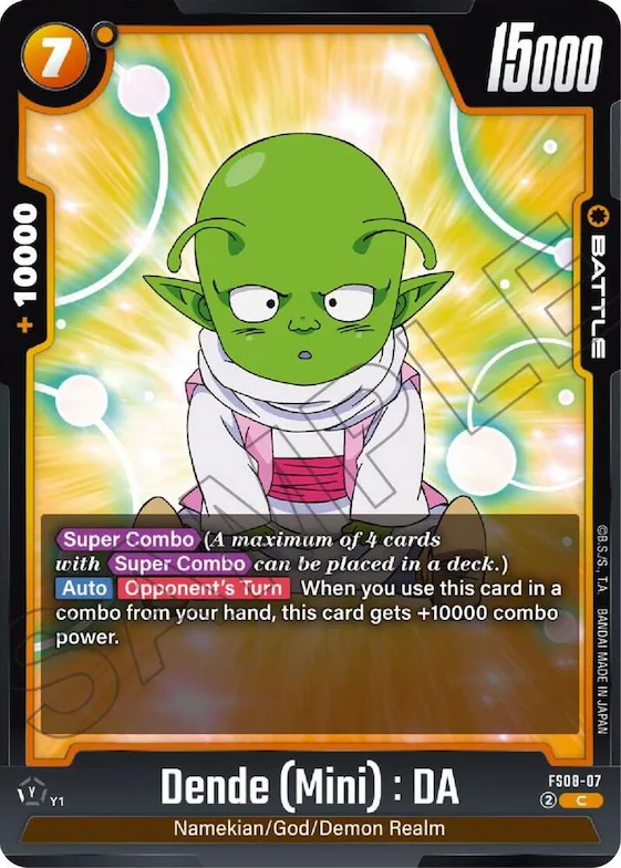 Dende (Mini) : DA #fs8-07 – Starter Deck 8: Vegeta (Mini) Super Saiyan 3
