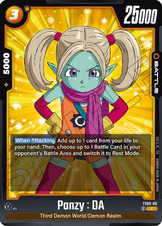 Panzy : DA #fs8-09 – Starter Deck 8: Vegeta (Mini) Super Saiyan 3