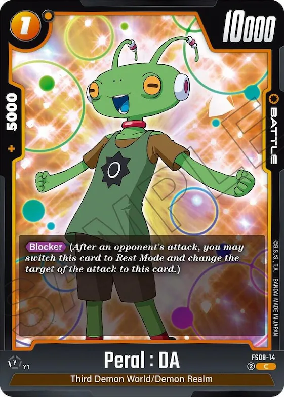 Peral : DA #fs8-14 – Starter Deck 8: Vegeta (Mini) Super Saiyan 3