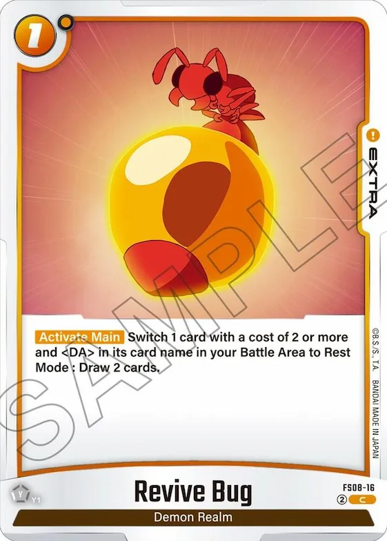 Revive Bug #fs8-16 – Starter Deck 8: Vegeta (Mini) Super Saiyan 3
