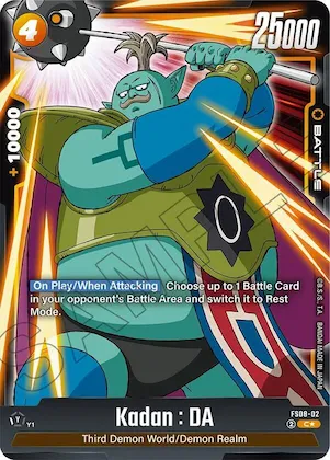 Kadan : DA (Bonus Pack Alternate Art) #fs8-02 – Starter Deck 8: Vegeta (Mini) Super Saiyan 3