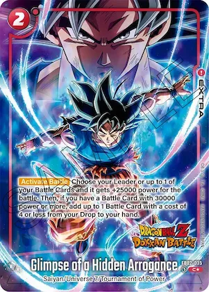 Glimpse of a Hidden Arrogance (Dragon Ball Z Dokkan Battle Alternate Art) #fb2-035 – Blazing Aura Alternate Art Reprints