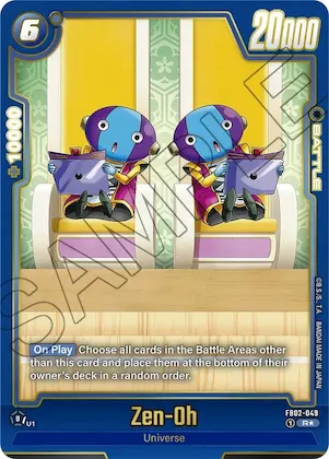 Zen-Oh (Alternate Art) #fb2-049 – Blazing Aura Alternate Art Reprints