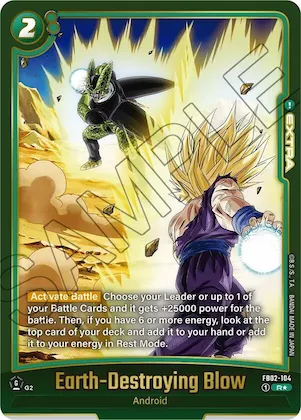 Earth-Destroying Blow (Alternate Art) #fb2-104 – Blazing Aura Alternate Art Reprints