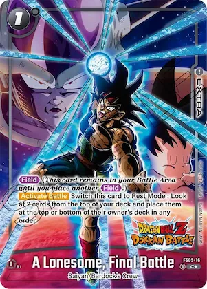 A Lonesome, Final Battle (Dragon Ball Z Dokkan Battle Alternate Art) #fs5-16 – Starter Deck 5: Bardock Alternate Art Reprints