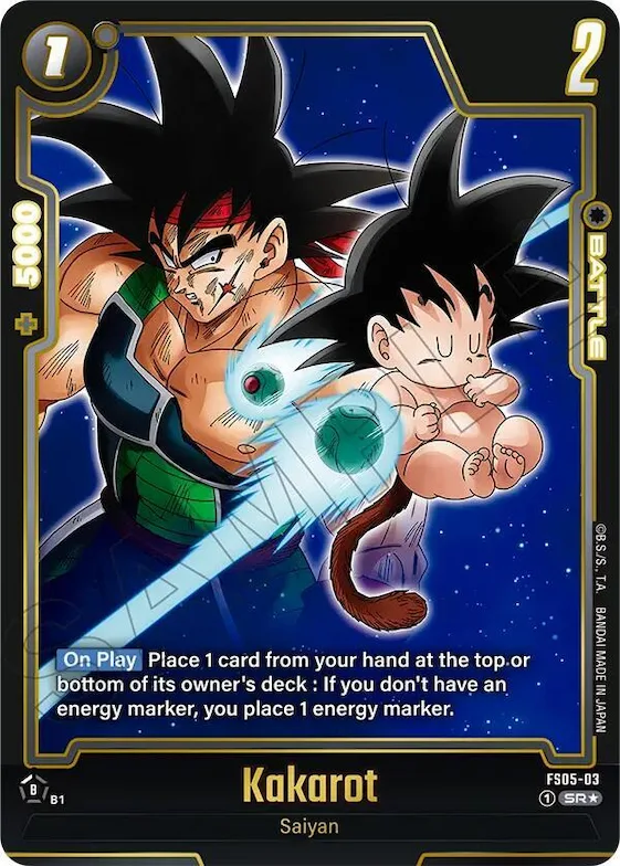 Kakarot (Alternate Art) #fs5-03 – Starter Deck 5: Bardock Alternate Art Reprints