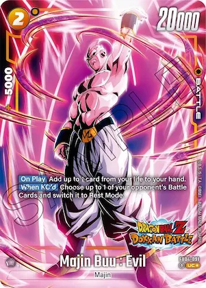 Majin Buu : Evil - FB04-091 (Dragon Ball Z Dokkan Battle Alternate Art) #fb4-091 – Ultra Limit Alternate Art Reprints
