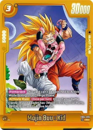 Majin Buu : Kid - FB04-095 (Alternate Art) #fb4-095 – Ultra Limit Alternate Art Reprints