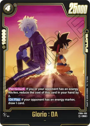 Glorio : DA (Alternate Art) #fb4-105 – Ultra Limit Alternate Art Reprints