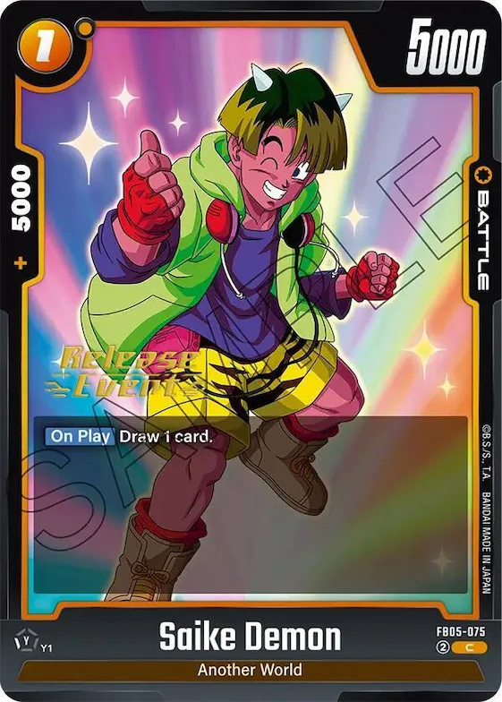 Saike Demon #fb5-075 – New Adventure Release Event Cards