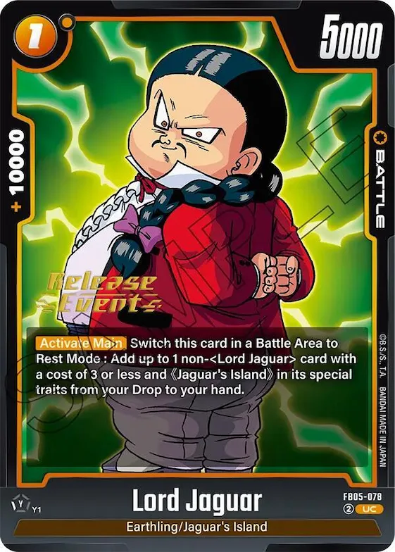 Lord Jaguar #fb5-078 – New Adventure Release Event Cards