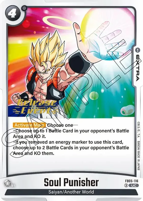 Soul Punisher #fb5-116 – New Adventure Release Event Cards