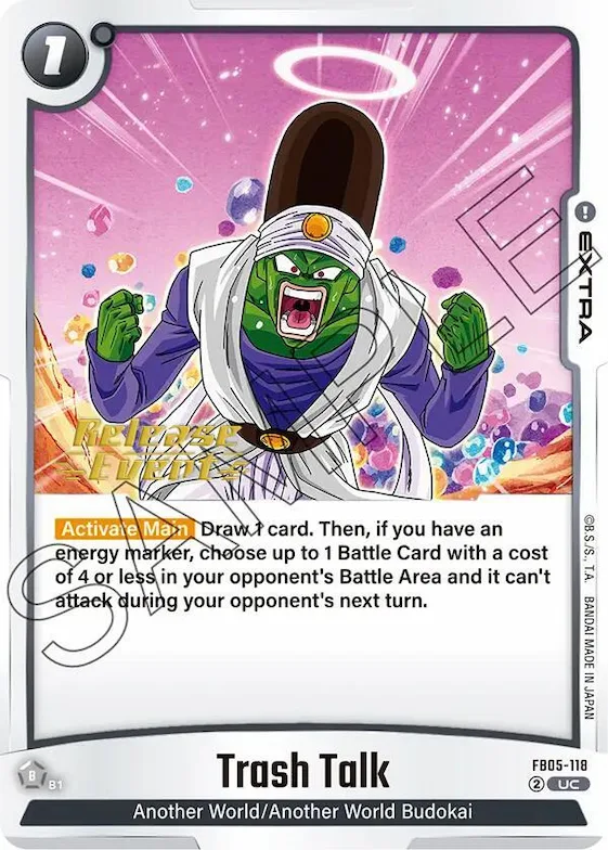 Trash Talk #fb5-118 – New Adventure Release Event Cards