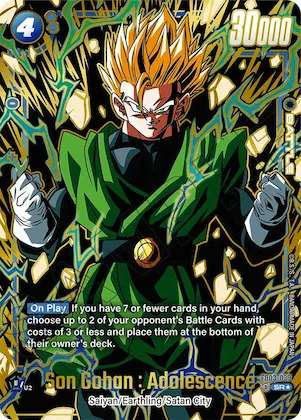 Son Gohan : Adolescence (Alternate Art) #fb3-039 – Raging Roar Alternate Art Reprints