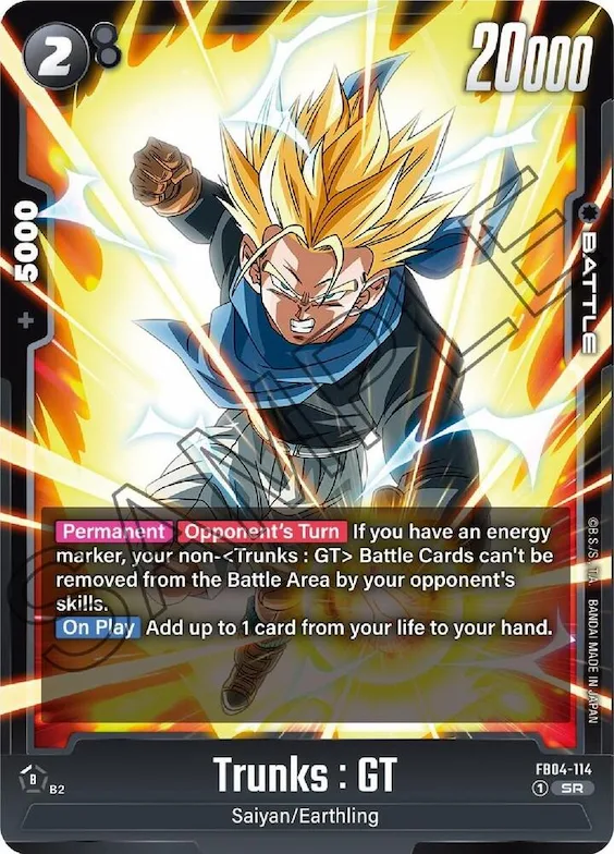 Trunks : GT - FB04-114 #fb4-114 – Ultra Limit