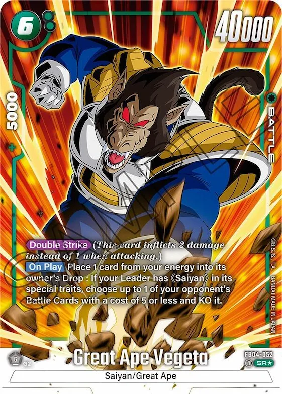 Great Ape Vegeta (Alternate Art) #fb4-052 – Ultra Limit