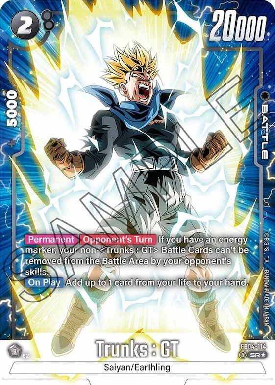 Trunks : GT- FB04-114 (Alternate Art) #fb4-114 – Ultra Limit