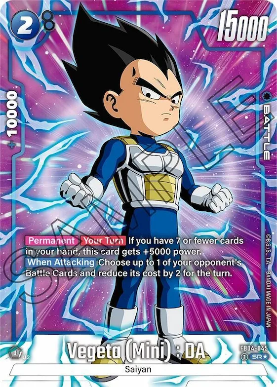 Vegeta (Mini) : DA (Alternate Art) #fb4-045 – Ultra Limit