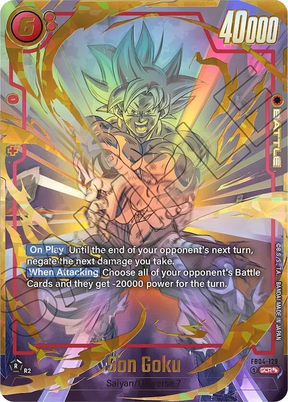 Son Goku - FB04-129 (Super Alternate Art) #fb4-129 – Ultra Limit