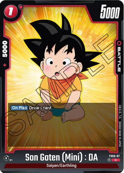 Son Goten (Mini) : DA #fs6-07 – Starter Deck 6: Son Goku (Mini)