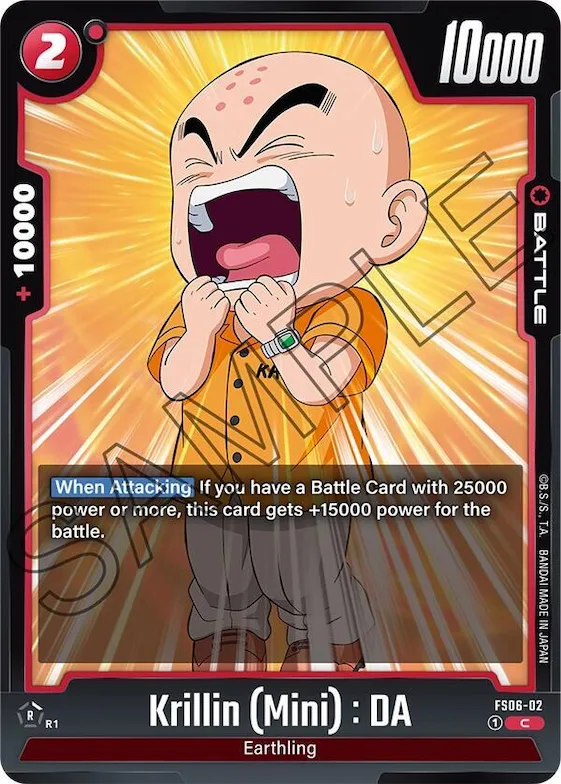 Krillin (Mini) : DA #fs6-02 – Starter Deck 6: Son Goku (Mini)