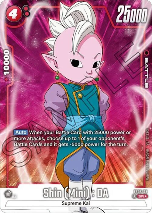 Shin (Mini) : DA (Bonus Pack Alternate Art) #fs6-03 – Starter Deck 6: Son Goku (Mini)